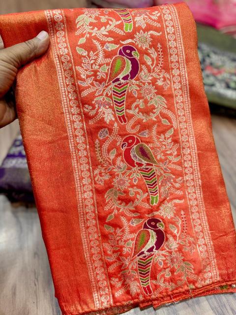 Akshara russian silk surat bombay market saree